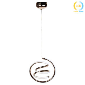 Φωτιστικό κρεμαστό LED 70W 25Χ17Χ25 εκ. χρυσό - GLOBOBOX 581483