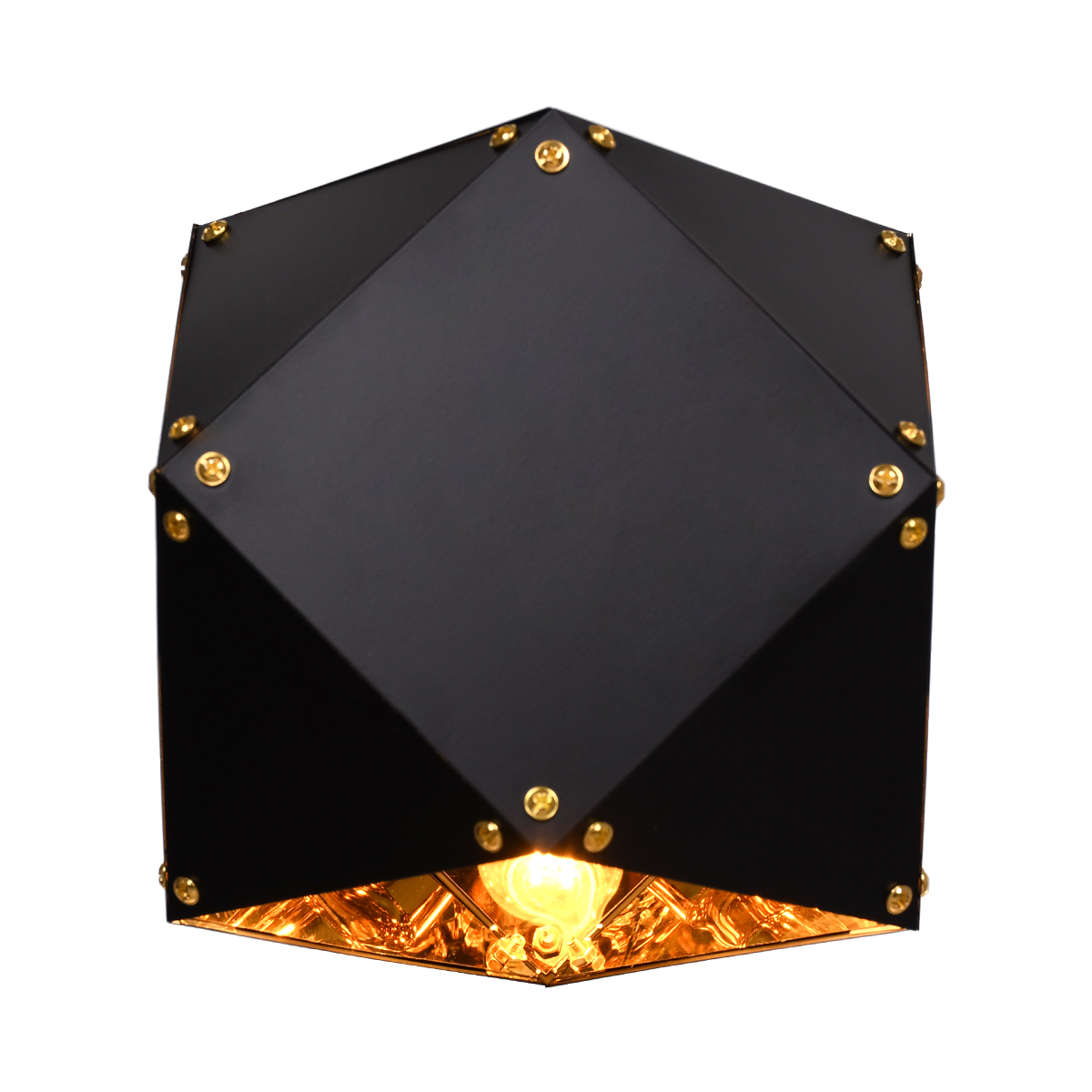 GLOBOSTAR® WELLES 00794 Μοντέρνο Φωτιστικό Τοίχου - Απλίκα με Ντουί 1 x E14 AC 220-240V IP20 - Μαύρο - Μ17 x Π28 x Υ17cm - Image 3