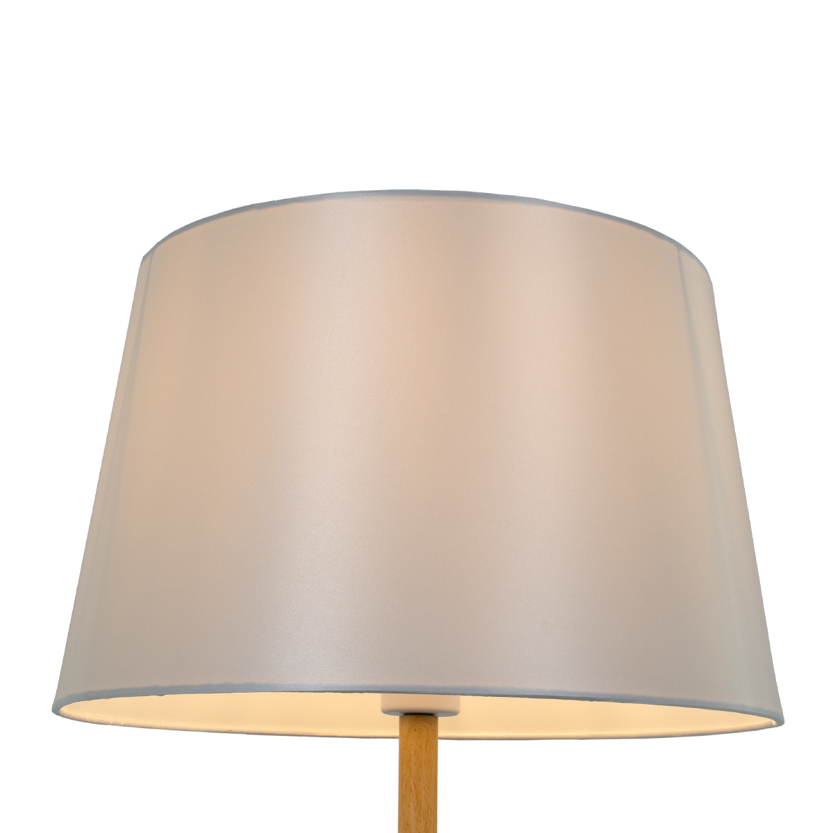 GLOBOSTAR® CEDAR 00828 Μοντέρνο Επιδαπέδιο Φωτιστικό με Ντουί 1 x E27 AC 220-240V IP20 - Λευκό & Μπεζ - Μ40 x Π40 x Υ148cm - Image 3