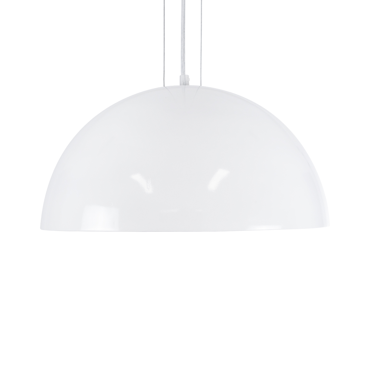 GLOBOSTAR® SERENIA 01152 Μοντέρνο Κρεμαστό Φωτιστικό Οροφής με Ντουί 1 x E27 AC 220-240V IP20 - Λευκό - Μ40 x Π40 x Υ20cm - Image 4