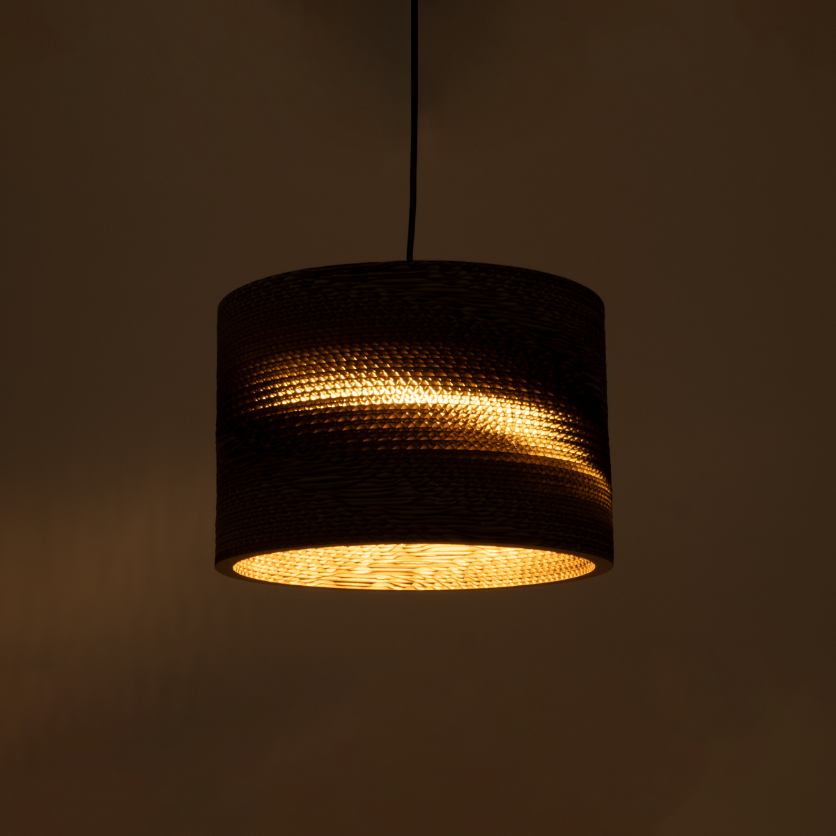 GLOBOSTAR® SANTORINI 01290 Boho Κρεμαστό Φωτιστικό Οροφής με Ντουί 1 x E27 AC 220-240V IP20 - Καφέ - Μ30 x Π30 x Y20cm - Image 2