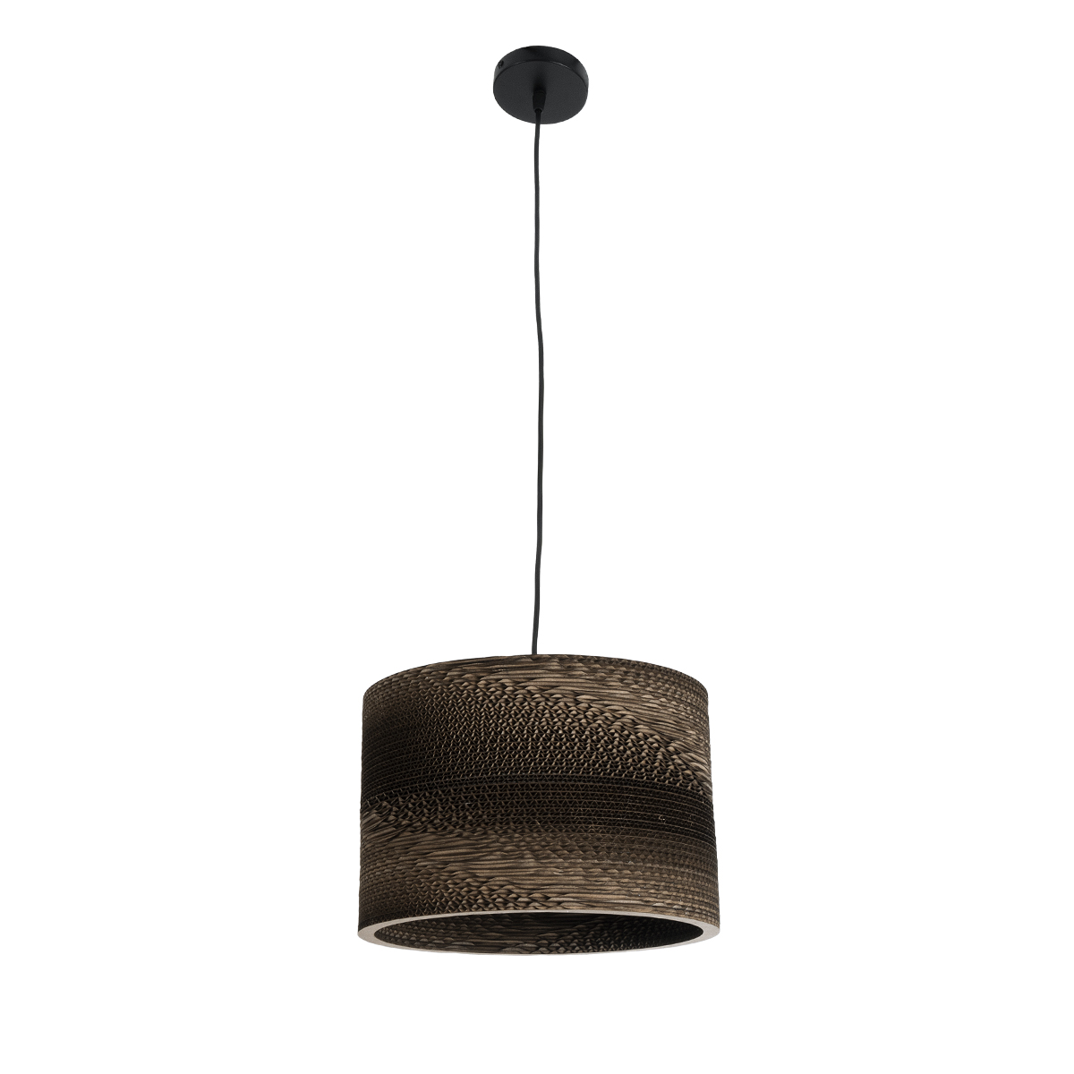 GLOBOSTAR® SANTORINI 01290 Boho Κρεμαστό Φωτιστικό Οροφής με Ντουί 1 x E27 AC 220-240V IP20 - Καφέ - Μ30 x Π30 x Y20cm - Image 3
