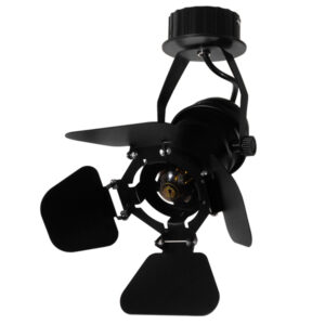 GLOBOSTAR® BROADWAY 01371 Vintage Φωτιστικό Οροφής με Ντουί 1 x E27 AC 220-240V IP20 - Μαύρο - Μ20 x Π20 x Υ27.5cm