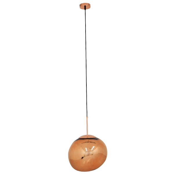 GLOBOSTAR® DIXAR 01465 Μοντέρνο Κρεμαστό Φωτιστικό Οροφής με Ντουί 1 x E27 AC 220-240V IP20 - Χάλκινο - Μ36 x Π36 x Υ45cm - Image 2
