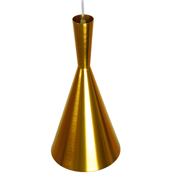 GLOBOSTAR® SHANGHAI 01546 Μοντέρνο Κρεμαστό Φωτιστικό Οροφής με Ντουί 1 x E27 AC 220-240V IP20 - Χρυσό - Μ18 x Π18 x Υ38.5cm - Image 3
