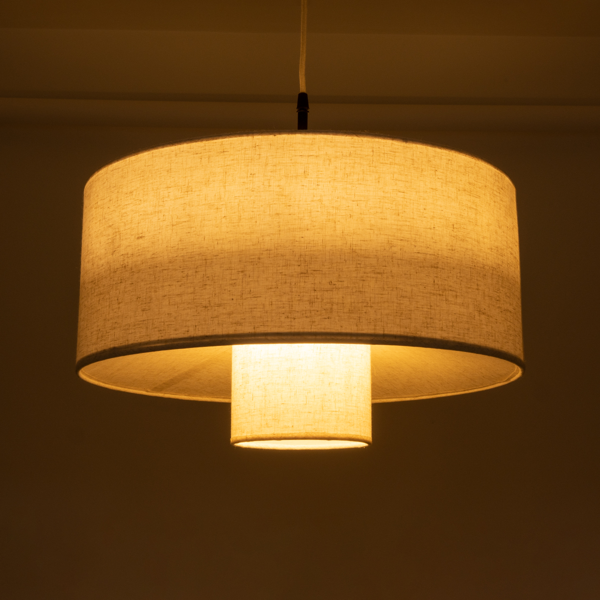 GLOBOSTAR® MARIGOLD 02226 Boho Κρεμαστό Φωτιστικό Οροφής με Ντουί 1 x E27 AC 220-240V IP20 - Λευκό - Μ48 x Π48 x Υ27cm - Image 2