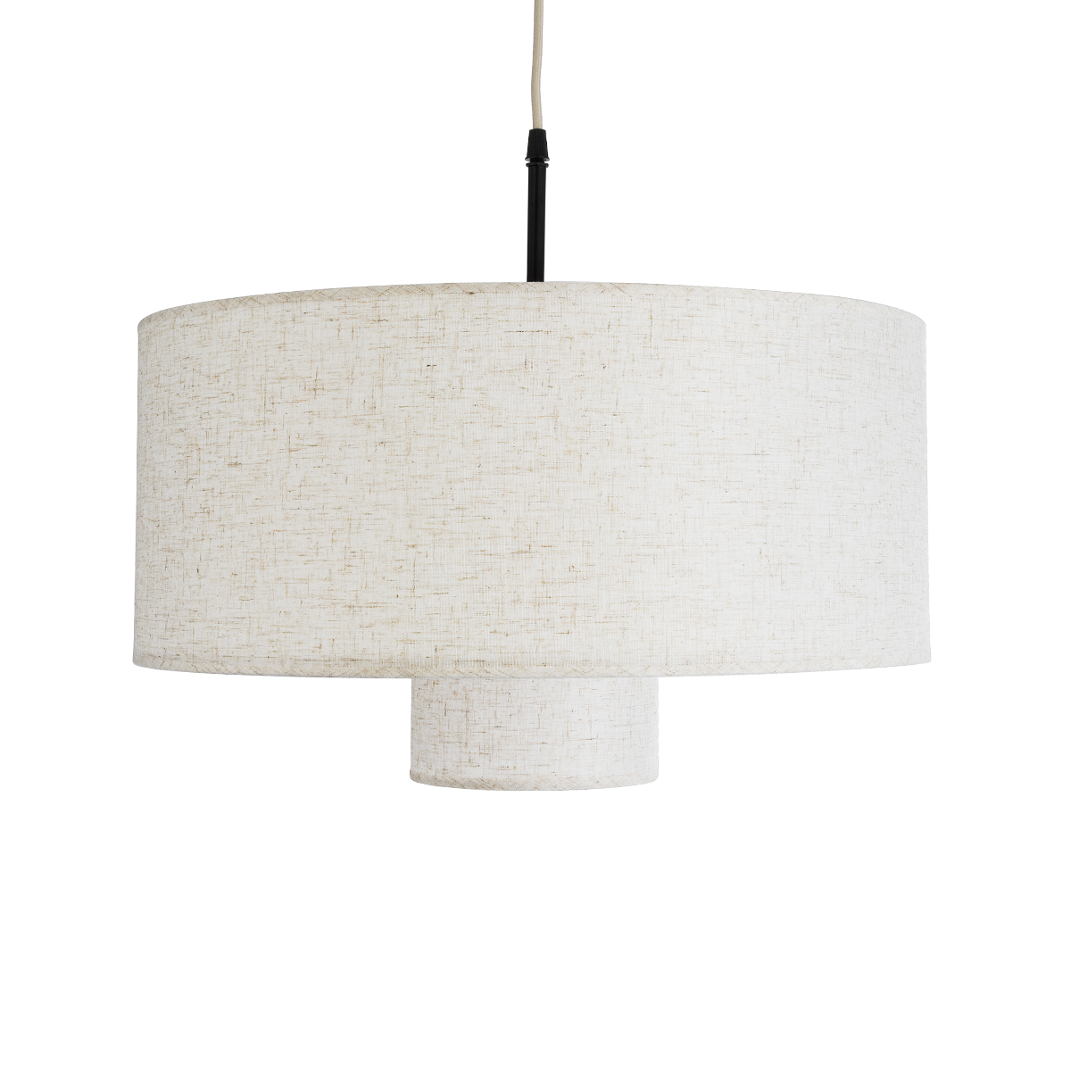 GLOBOSTAR® MARIGOLD 02226 Boho Κρεμαστό Φωτιστικό Οροφής με Ντουί 1 x E27 AC 220-240V IP20 - Λευκό - Μ48 x Π48 x Υ27cm - Image 4