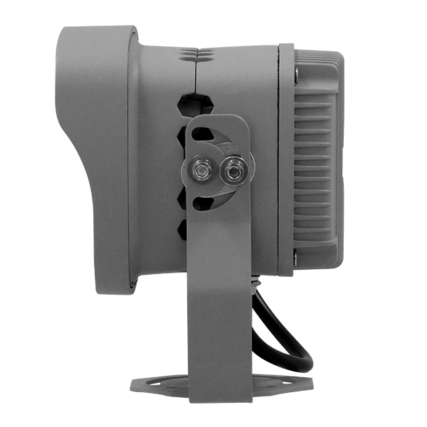 GLOBOSTAR® FLOOD-XENA 05017 Προβολέας Σποτ Wall Washer LED 12W 1320lm 10° AC 220-240V Αδιάβροχο IP65 Θερμό Λευκό 2700K - Γκρι Ανθρακί - Μ13.5 x Π11 x Υ15cm - 3 Χρόνια Εγγύηση - Image 2