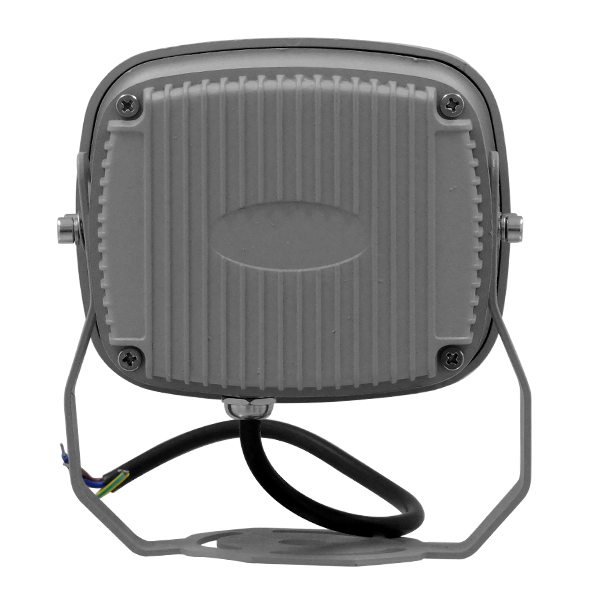 GLOBOSTAR® FLOOD-XENA 05017 Προβολέας Σποτ Wall Washer LED 12W 1320lm 10° AC 220-240V Αδιάβροχο IP65 Θερμό Λευκό 2700K - Γκρι Ανθρακί - Μ13.5 x Π11 x Υ15cm - 3 Χρόνια Εγγύηση - Image 3