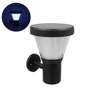 GLOBOSTAR® SOLARTIS 12126 Μοντέρνο Φωτιστικό Τοίχου - Απλίκα LED 10W 1000lm 180° με Ενσωματωμένο Φωτοβολταϊκό Panel 6V 5W & Επαναφορτιζόμενη Μπαταρία Li-ion 3.2V 6000mAh με Αισθητήρα Ημέρας-Νύχτας Αδιάβροχο IP65 Ψυχρό Λευκό 6000K - Γκρι Ανθρακί - Μ24 x Π32 x Υ28cm - 2 Χρόνια Εγγύηση