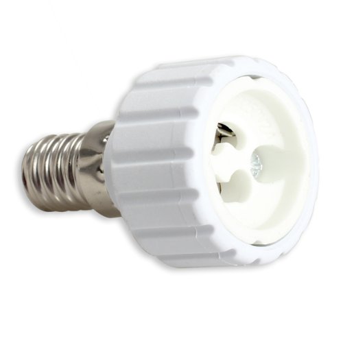 GLOBOSTAR® ADAPTOR 77796 Αντάπτορας/Μετατροπέας από Ντουί E14 σε GU10 IP20 - Μ3.5 x Π3.5 x Υ5cm - Image 3