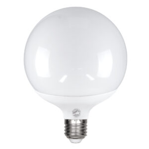 GLOBOSTAR® BUBBLE 60044 Λάμπα E27 G125 LED 20W 1880lm 260° AC 220-240V IP20 Θερμό Λευκό 2700K - Lumileds SMD Chip - Λευκό Γαλακτερό - Μ6 x Π6 x Υ11.9cm - 3 Χρόνια Εγγύηση