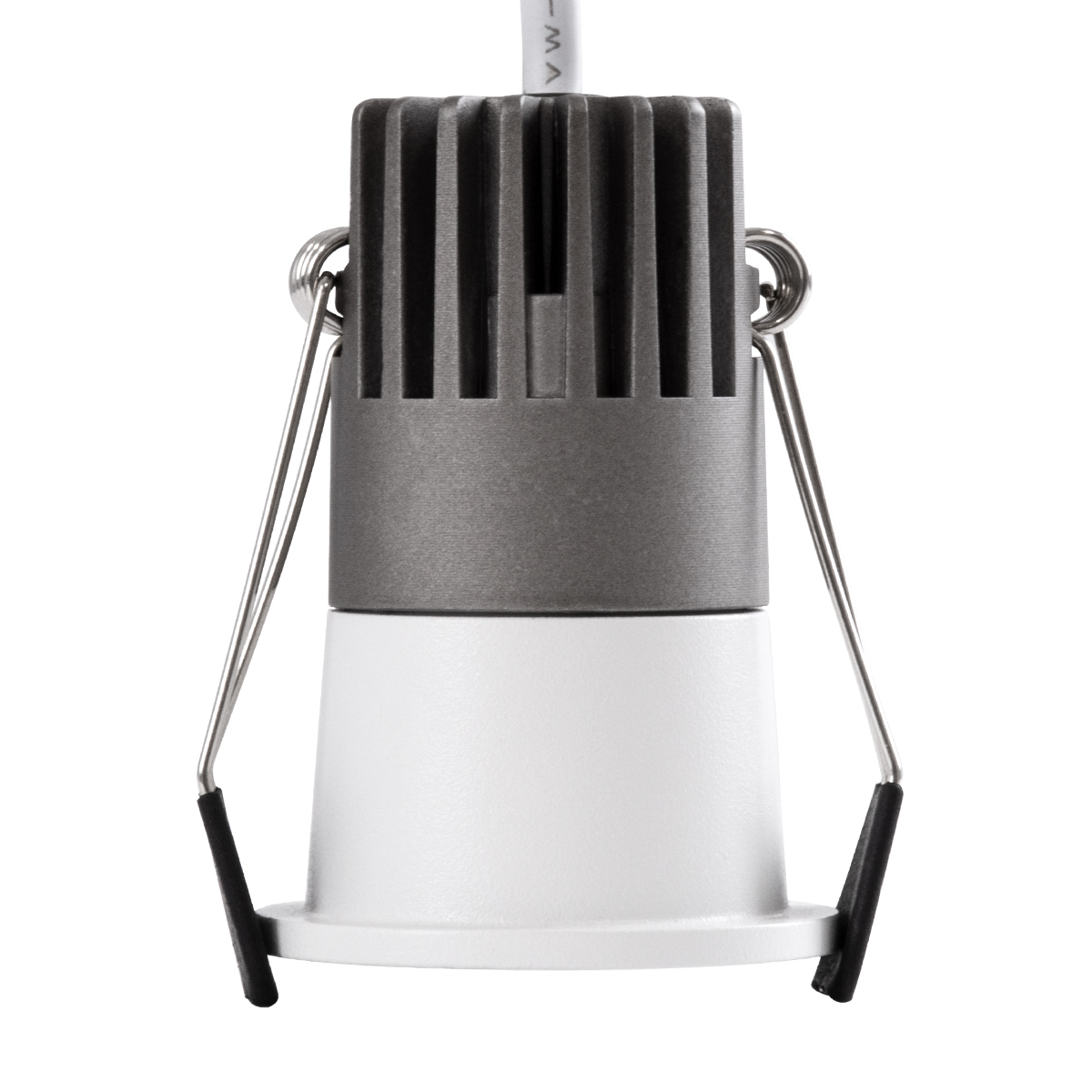 GLOBOSTAR® MICRO-S 60234 Χωνευτό Downlight Σποτ LED 5W 650lm 38° AC 220-240V IP20 Φυσικό Λευκό 4500K - Bridgelux COB Chip & TÜV SÜD Driver - Λευκό & Μαύρο Ματ - Μ4 x Π4 x Υ5.9cm / Q3.5cm - 5 Χρόνια Εγγύηση - Image 4