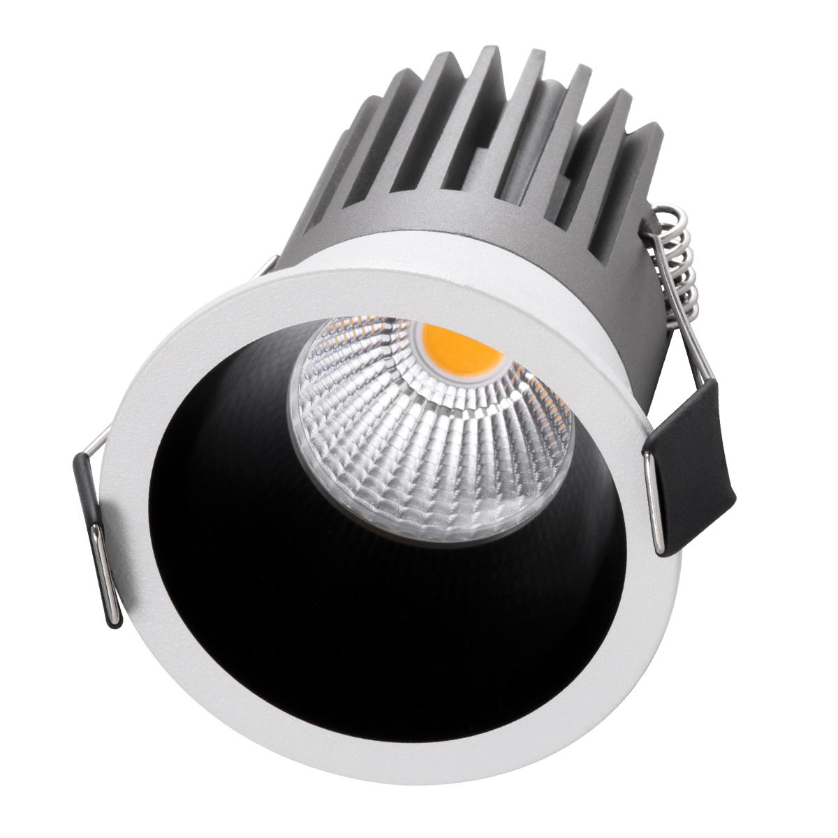 GLOBOSTAR® MICRO-B 60241 Χωνευτό Downlight Σποτ LED 7W 875lm 38° AC 220-240V IP20 Θερμό Λευκό 2700K - Bridgelux COB Chip & TÜV SÜD Driver - Λευκό & Μαύρο Ματ - Μ6 x Π6 x Υ7.8cm / Q5cm - 5 Χρόνια Εγγύηση - Image 2