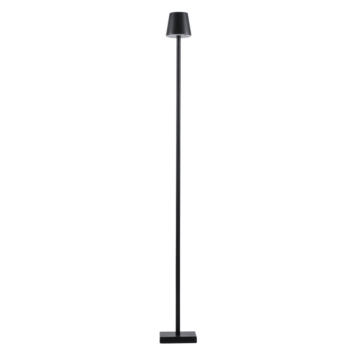 GLOBOSTAR® NEGA 60477 Μοντέρνο Επιδαπέδιο Φωτιστικό LED 2.2W 154lm 360° DC 5V με USB 2.0 με Επαναφορτιζόμενη Μπαταρία Li-ion 3.7V 4000mAh IP44 Θερμό Λευκό 2700K με Αφή Dimmable - Lumileds SMD Chip - Μαύρο - Μ10 x Π10 x Υ135cm - 2 Χρόνια Εγγύηση - Image 4