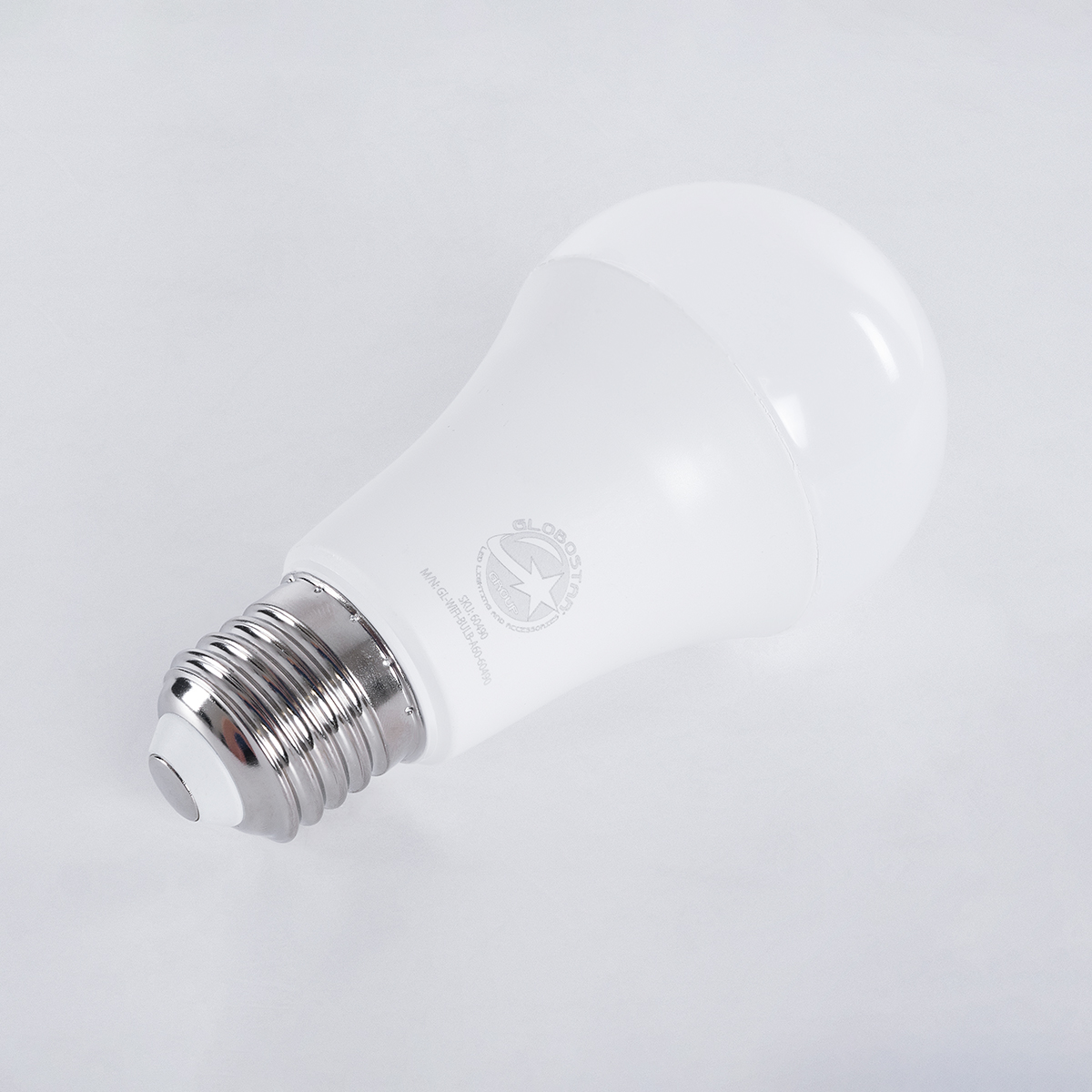 GLOBOSTAR® SMARTME 60490 Λάμπα E27 A60 Smart Home WiFi με Λειτουργία μέσω Tuya APP LED 12W 1200lm 260° AC 220-240V IP20 Πολύχρωμο RGBW+WW Dimmable - Bridgelux Chip - Μ6 x Π6 x Υ12cm - 3 Χρόνια Εγγύηση - Image 3