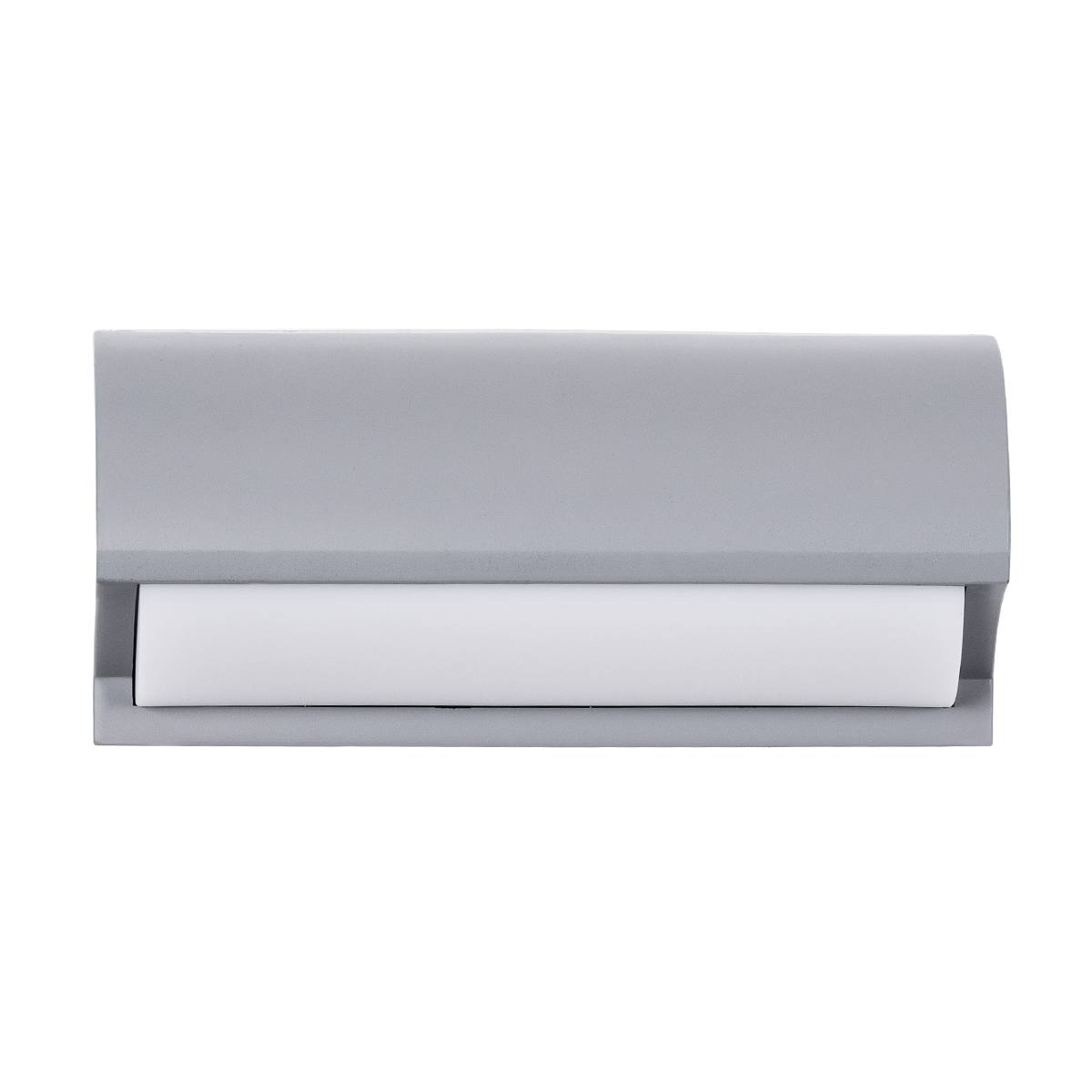 GLOBOSTAR® HORIZON 60692 Μοντέρνο Φωτιστικό Τοίχου - Απλίκα LED 15W 1575lm 120° AC 220-240V Αδιάβροχο IP65 Φυσικό Λευκό 4500K - Bridgelux SMD Chip - Γκρι Ματ - Μ23.5 x Π11 x Υ10cm - 3 Χρόνια Εγγύηση - Image 2