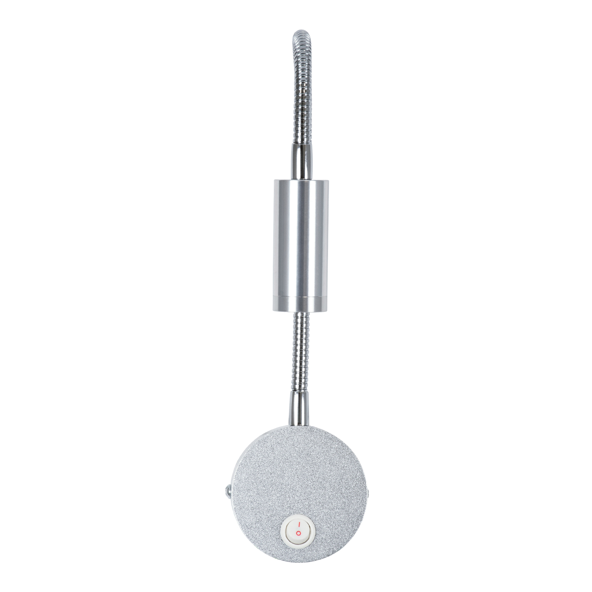 GLOBOSTAR® GOOSE 60879 Μοντέρνο Φωτιστικό Τοίχου - Απλίκα Ξενοδοχείου Reading Light LED 3W 300lm 36° AC 220-240V IP20 Φυσικό Λευκό 4500K - CREE XPE Chip & TÜV SÜD Driver - Σατινέ Νίκελ Βούρτσας - Μ6.5 x Π15 x Υ24.5cm - 3 Χρόνια Εγγύηση - Image 4