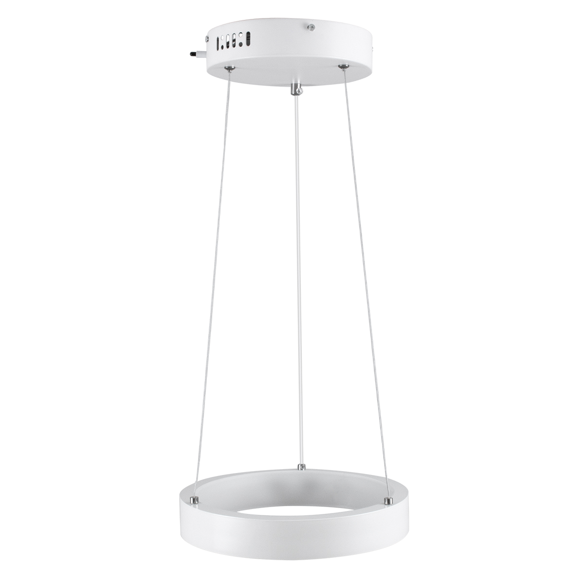GLOBOSTAR® NEMESIS 61153 Μοντέρνο Κρεμαστό Φωτιστικό Οροφής LED 20W 2356lm 360° AC 220-240V IP20 Ρυθμιζόμενο Λευκό CCT με Χειριστήριο από 2700K έως 6000K Dimmable - Lumileds SMD Chip - Λευκό Ματ - Μ25 x Π25 x Υ4cm - 3 Χρόνια Εγγύηση - Image 4