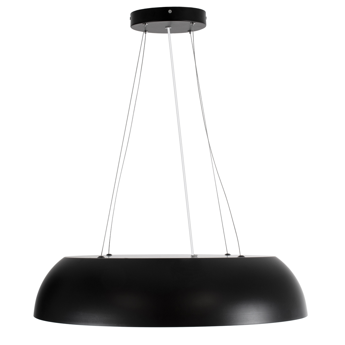 GLOBOSTAR® ANATOLIA 61269 Μοντέρνο Κρεμαστό Φωτιστικό Οροφής LED 75W 8625lm 120° AC 220-240V IP20 Ρυθμιζόμενο Λευκό CCT με Χειριστήριο από 2700K έως 6000K Dimmable - Lumileds SMD Chip - Μαύρο Ματ - Μ60 x Π60 x Υ12.5cm - 3 Χρόνια Εγγύηση - Image 3