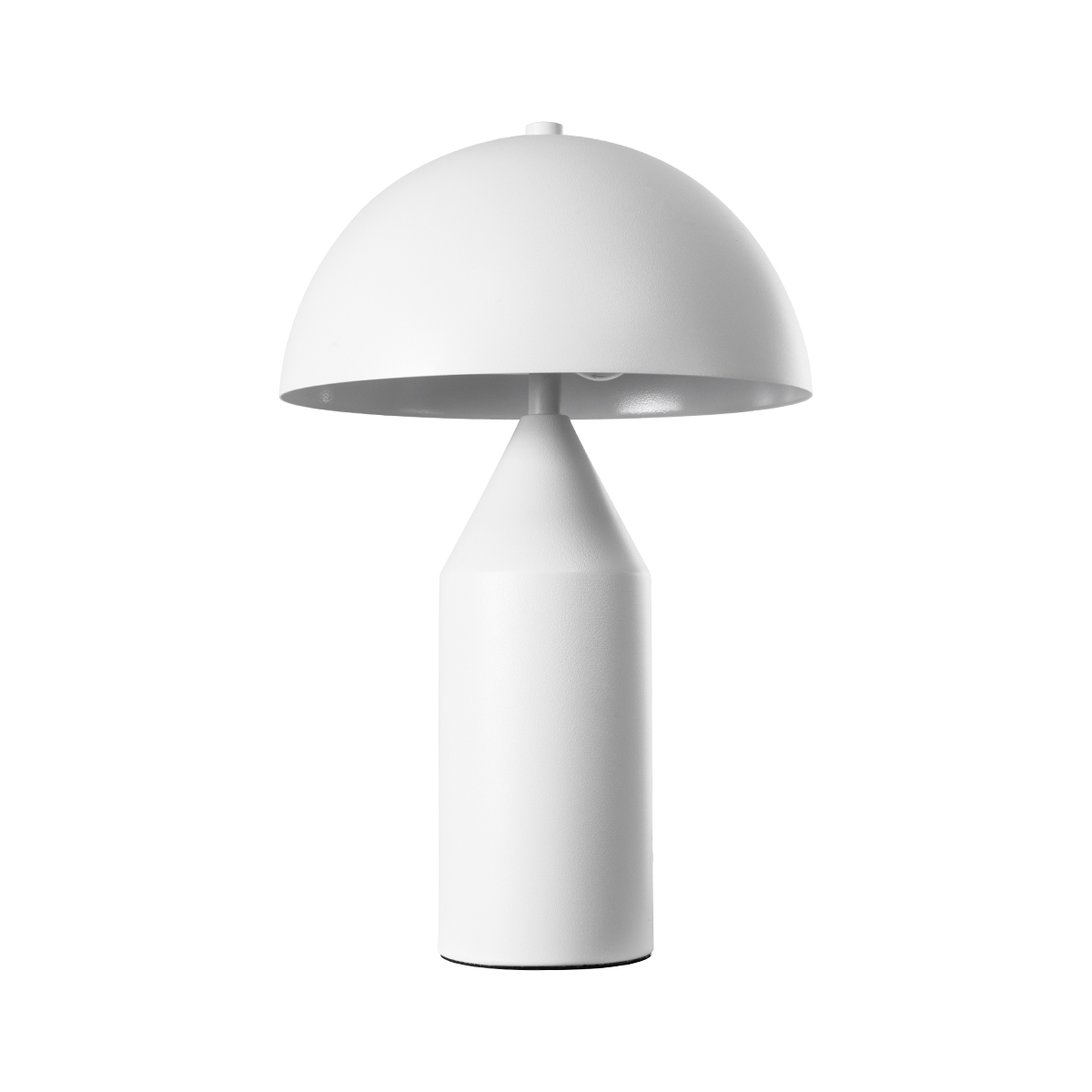 GLOBOSTAR® URANUS-S 61450 Μοντέρνο Επιτραπέζιο Φωτιστικό Πορτατίφ με Ντουί 2 x E27 AC 220-240V IP20 - Λευκό - Μ25 x Π25 x Υ39cm - Image 2