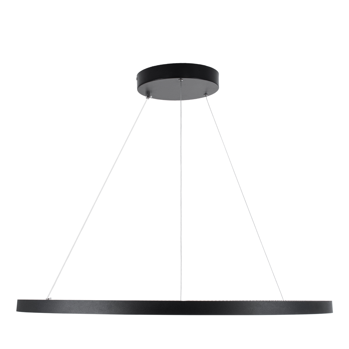 GLOBOSTAR® DIAMOND 61520 Μοντέρνο Κρεμαστό Φωτιστικό Οροφής LED 67W 7504lm 360° AC 220-240V IP20 Ρυθμιζόμενο Λευκό CCT με Χειριστήριο από 2700K έως 6000K Dimmable - Lumileds SMD Chip - Μαύρο Ματ - Μ80 x Π80 x Υ110cm - 3 Χρόνια Εγγύηση - Image 3