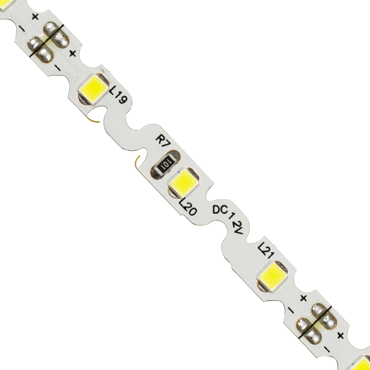 GLOBOSTAR® ZIGZAG 70040 Ταινία LED 6W/m 660lm/m 120° DC 12V IP20 60 x SMD2835 Chip/m Ψυχρό Λευκό 6000K Dimmable - Sanan SMD Chip - Μ500 x Π0.6 x Υ0.1cm - Ρολό 5 Μέτρων - 5 Χρόνια Εγγύηση - Image 2