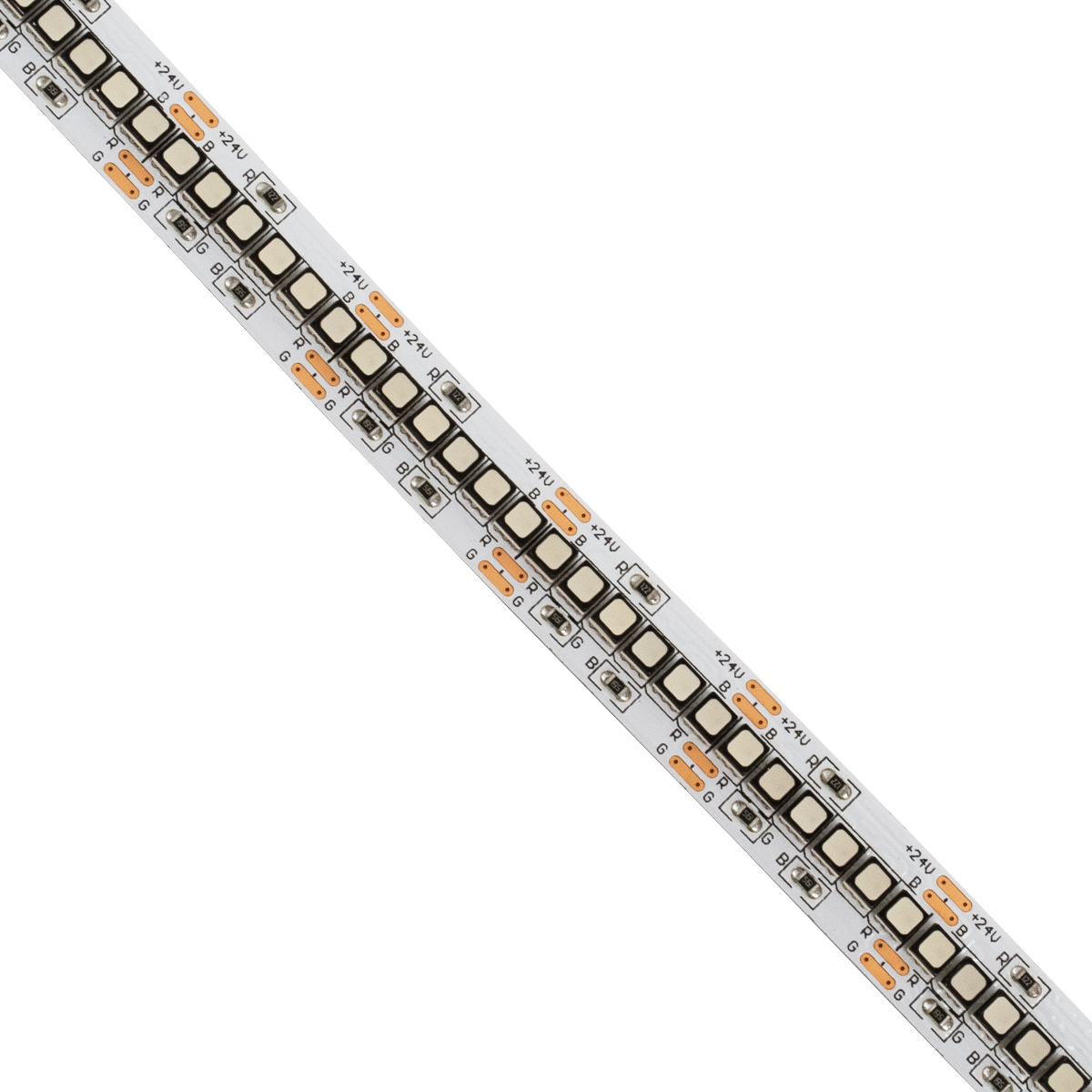 GLOBOSTAR® LUMAX 70268 Ταινία LED 30W/m 3300lm/m 120° DC 24V IP20 240 x SMD3535 Chip/m Πολύχρωμο RGB Dimmable - Sanan SMD Chip - M500 x Π1.5 x Υ0.2cm - Ρολό 5 Μέτρων - 5 Χρόνια Εγγύηση - Image 2