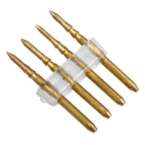 GLOBOSTAR® EPISLIM-B 70544 Καρφάκι Σύνδεσης για Ταινία LED Αδιάβροχο IP65 - Λευκό - Μ2.2 x Π1.5 x Υ0.4cm