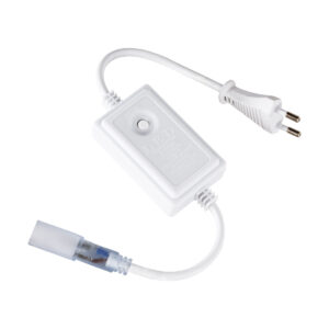 GLOBOSTAR® LIGHTUBE-B 70648 Controller 2A 460W AC 220-240V σε DC 220-240V για έως 100 Μέτρα Φωτοσωλήνα LED Αδιάβροχο IP44 - Λευκό - Μ44 x Π5 x Υ2.7cm - 2 Χρόνια Εγγύηση