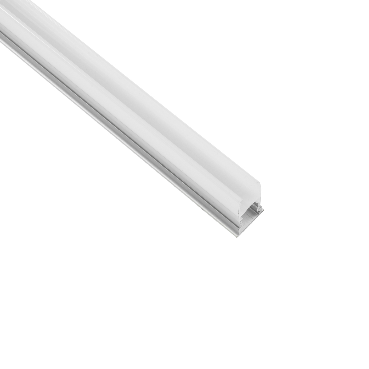 GloboStar® GLASSBOARD-PROFILE 70812-3M Προφίλ Αλουμινίου - Βάση & Ψύκτρα Ταινίας LED με Λευκό Γαλακτερό Κάλυμμα - Χρήση για Μοριακό Φωτισμό Γυαλιού Πάχους 10mm - Πατητό Κάλυμμα - Ασημί - 3 Μέτρα - Πακέτο 5 Τεμαχίων - Μ300 x Π1.7 x Υ3cm - Image 3