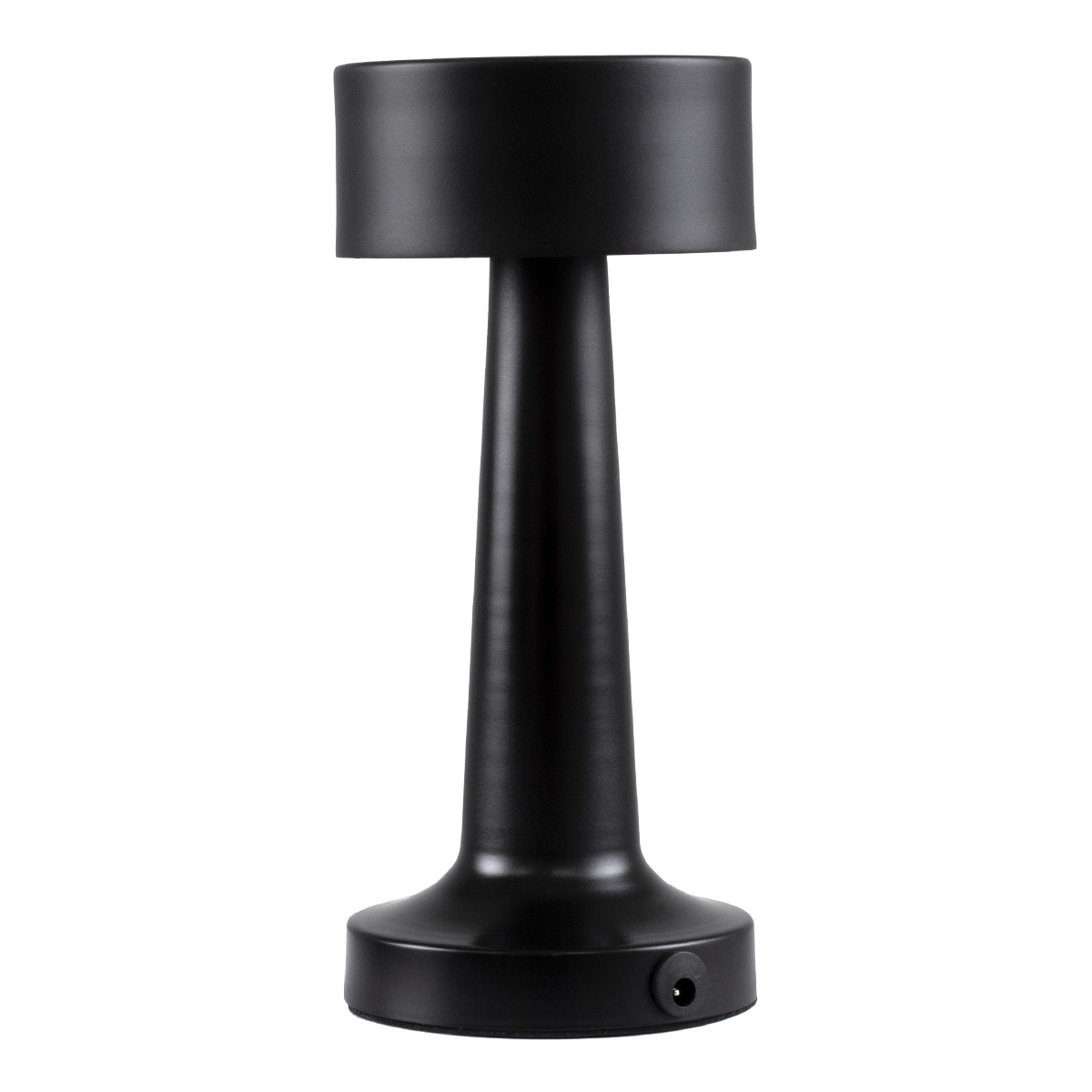 GloboStar® BELLA 76503 Επαναφορτιζόμενο Επιτραπέζιο Φωτιστικό Πορτατίφ LED 1.5W 105lm 120° DC 5V IP44 Θερμό Λευκό 2700K Dimmable Μαύρο Αλουμίνιο - Μ9 x Π9 x Υ21cm - 2 Xρόνια Εγγύηση - Image 3