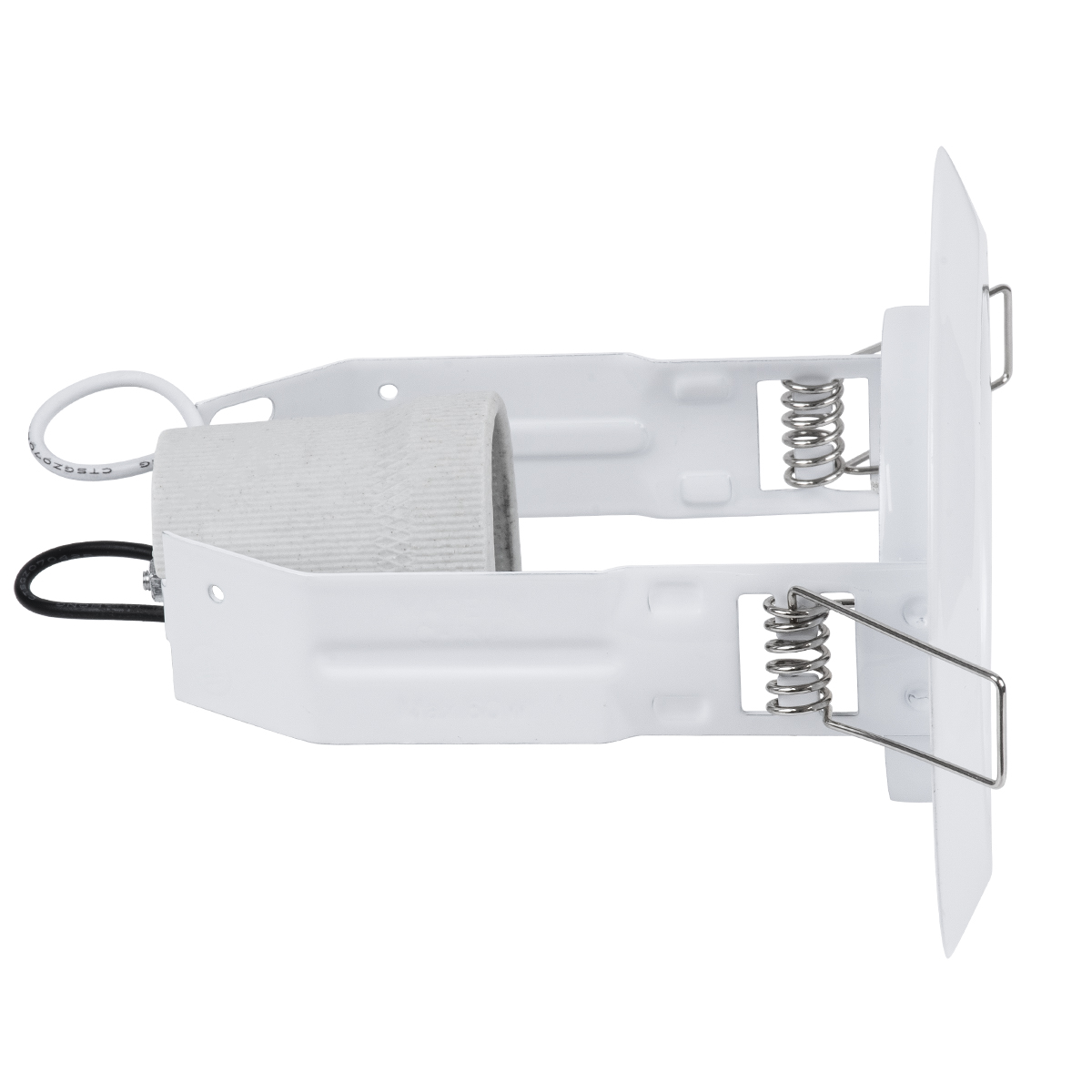 GLOBOSTAR® ACIDA 77844 Χωνευτή Βάση για Σποτ R63 με Ντουί E27 IP20 - Λευκό - Μ11 x Π11 x Υ11cm / Q9cm - Image 3