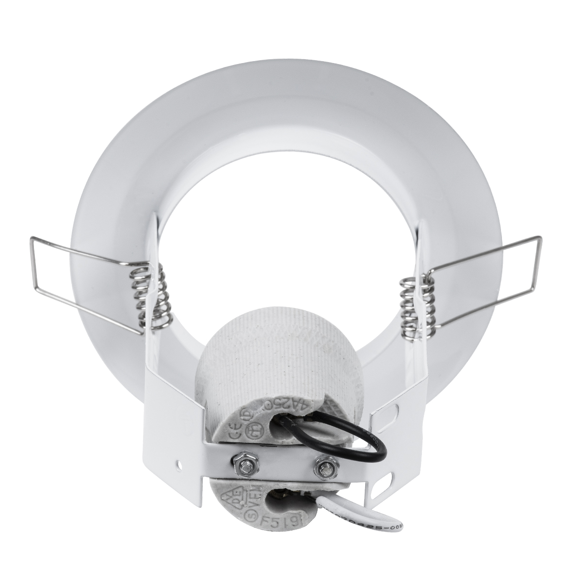 GLOBOSTAR® ACIDA 77844 Χωνευτή Βάση για Σποτ R63 με Ντουί E27 IP20 - Λευκό - Μ11 x Π11 x Υ11cm / Q9cm - Image 4