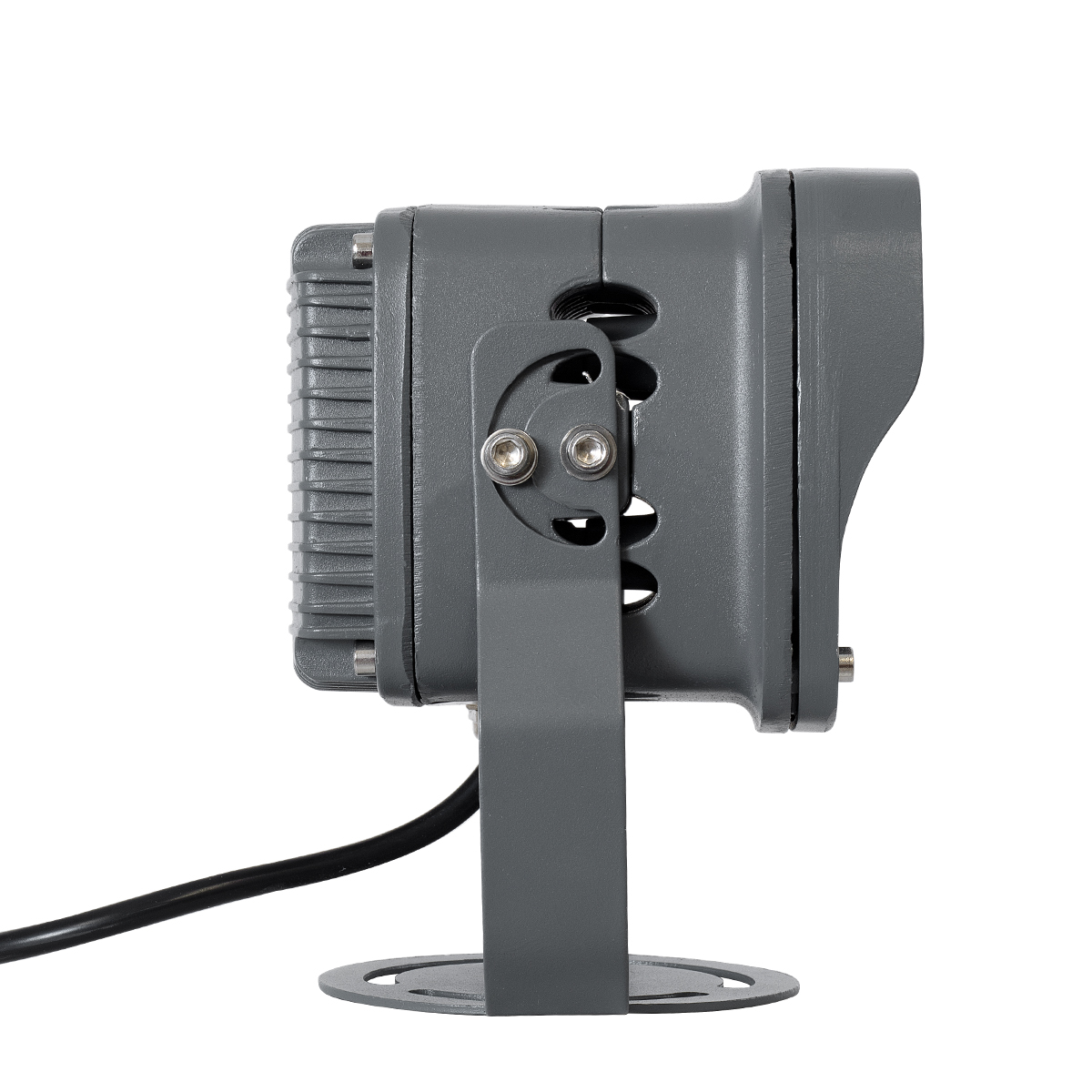 GLOBOSTAR® FLOODXENA 90120 Προβολέας Σποτ Wall Washer LED 12W 1260lm 10° AC 220-240V Αδιάβροχο IP65 Ultra Θερμό Λευκό 2200K - Bridgelux SMD Chip - Γκρι Ανθρακί Ματ - Μ13.5 x Π11 x Υ15cm - 3 Χρόνια Εγγύηση - Image 2