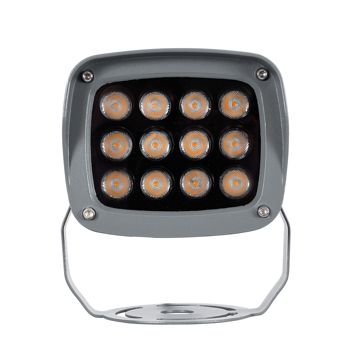 GLOBOSTAR® FLOODXENA 90120 Προβολέας Σποτ Wall Washer LED 12W 1260lm 10° AC 220-240V Αδιάβροχο IP65 Ultra Θερμό Λευκό 2200K - Bridgelux SMD Chip - Γκρι Ανθρακί Ματ - Μ13.5 x Π11 x Υ15cm - 3 Χρόνια Εγγύηση - Image 3
