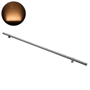 GLOBOSTAR® WASHERSTELLAR 90574 Μπάρα Φωτισμού Wall Washer LED 12W 1260lm 30° DC 24V Αδιάβροχο IP67 Ultra Θερμό Λευκό 2200K Dimmable - Bridgelux SMD Chip - Γκρι Ανθρακί - Μ100 x Π2 x Υ1.8cm - 3 Χρόνια Εγγύηση