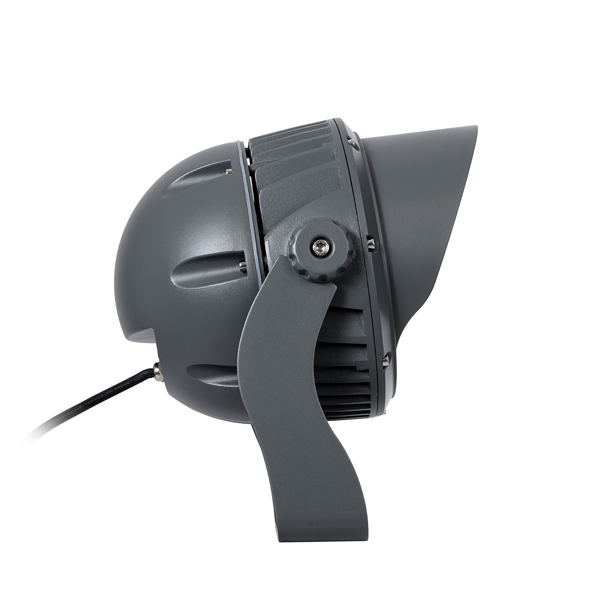 GLOBOSTAR® FLOODIMO 90743 Προβολέας Σποτ Wall Washer με Αντιθαμβωτική Γρίλια LED 54W 4860lm 10° AC 220-240V Αδιάβροχο IP67 Θερμό Λευκό 2700K - Bridgelux SMD Chip - Γκρι Ανθρακί - Μ26 x Π28 x Υ35cm - 3 Χρόνια Εγγύηση - Image 3