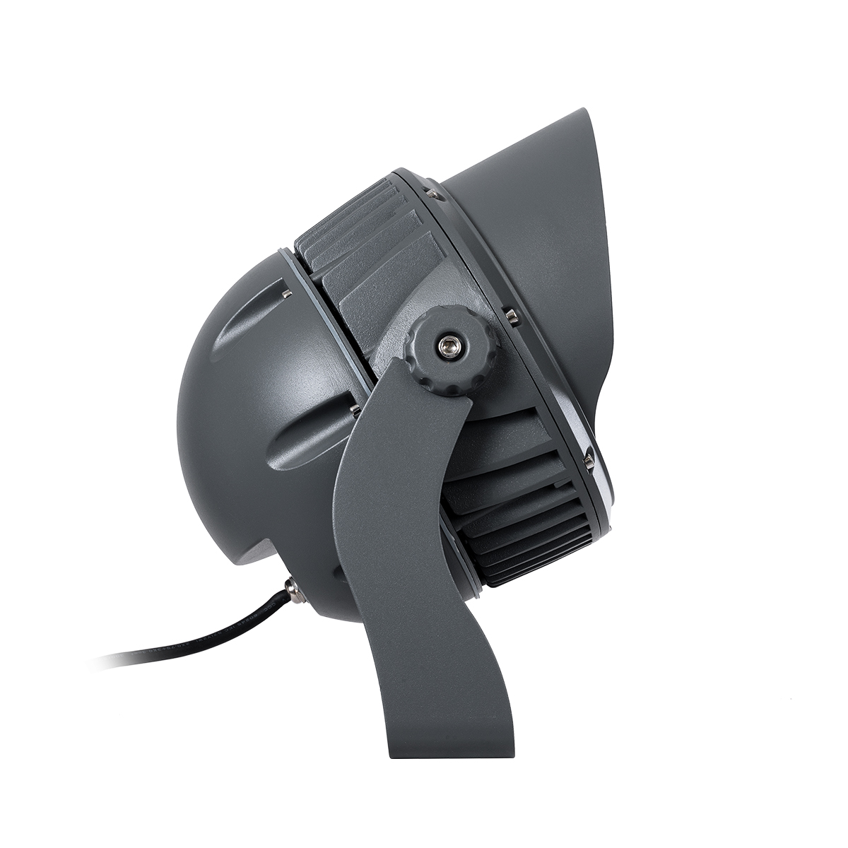 GLOBOSTAR® FLOODIMO 90743 Προβολέας Σποτ Wall Washer με Αντιθαμβωτική Γρίλια LED 54W 4860lm 10° AC 220-240V Αδιάβροχο IP67 Θερμό Λευκό 2700K - Bridgelux SMD Chip - Γκρι Ανθρακί - Μ26 x Π28 x Υ35cm - 3 Χρόνια Εγγύηση - Image 4