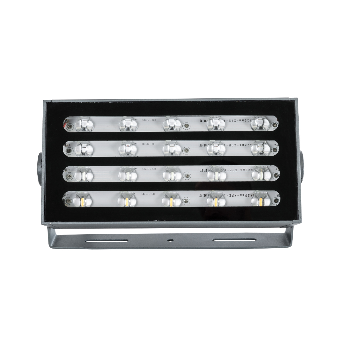 GLOBOSTAR® FLOODKENA 90765 Προβολέας Σποτ Wall Washer LED 40W 3400lm 120° AC 220-240V Αδιάβροχο IP67 Πολύχρωμο RGBW - Bridgelux SMD Chip - Γκρι Ανθρακί - Μ31 x Π10 x Υ17cm - 3 Χρόνια Εγγύηση - Image 3