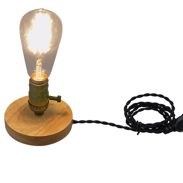 GLOBOSTAR® NOX 91048 Μοντέρνο Επιτραπέζιο Φωτιστικό Πορτατίφ με Ντουί 1 x E27 AC 220-240V IP20 - Μπεζ & Μπρούτζινο - Μ12 x Π12 x Υ10.6cm - Image 3