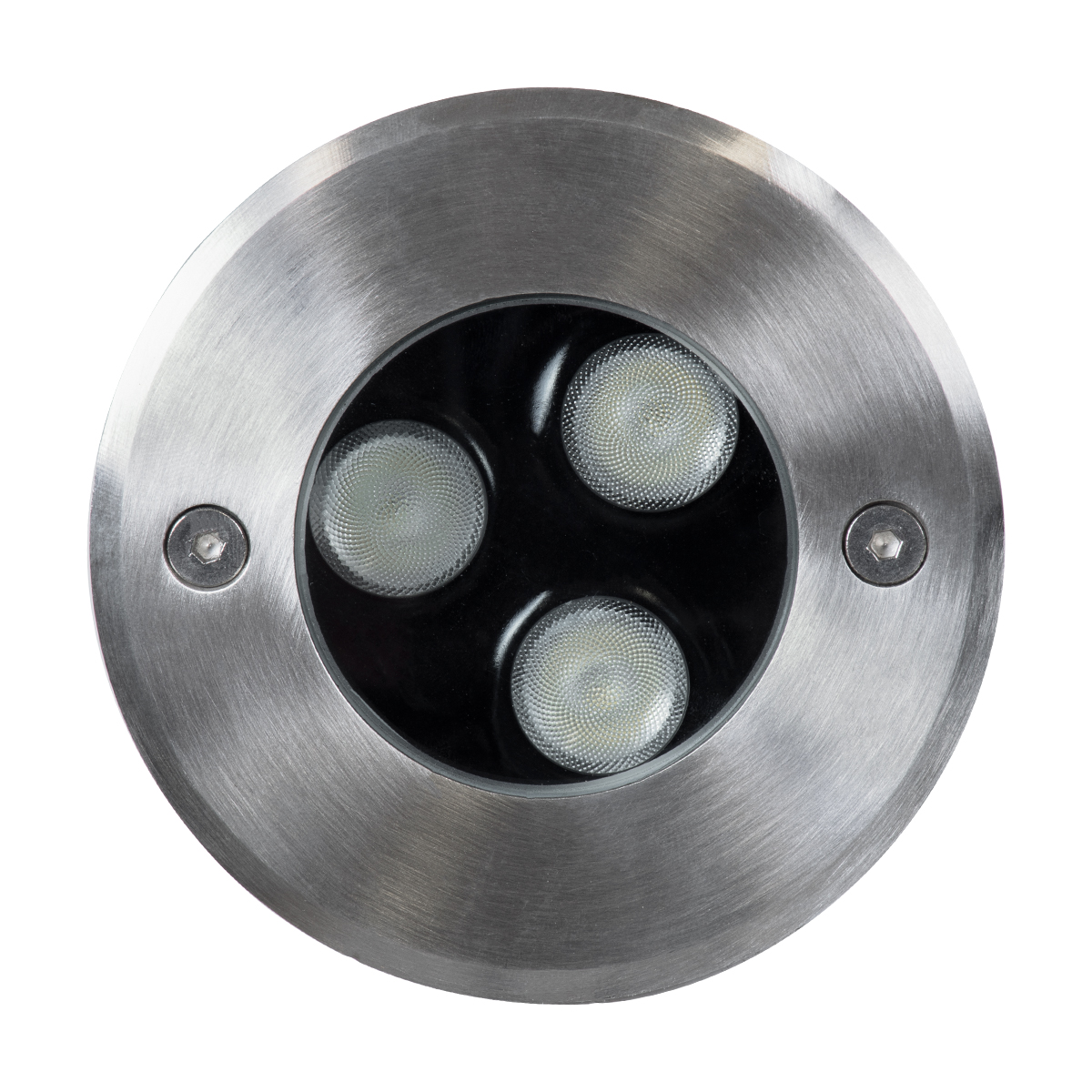 GloboStar® UNDERGROUND-FANI S-90981 Χωνευτό Φωτιστικό Σποτ Δαπέδου LED 12W 1020lm 60° DC 24V Αδιάβροχο IP68 Φ10 x Υ7.5cm RGBW DMX512 - Ανοξείδωτο Ατσάλι - Image 3