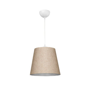 GLOBOSTAR® CONEY 203-0073 Μοντέρνο Κρεμαστό Φωτιστικό Οροφής με Ντουί 1 x E27 AC 220-240V IP20 - Καφέ - Μ26 x Π26 x Υ25cm