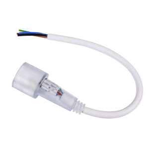 GLOBOSTAR® NEOTUBE-B 70634 Σύνδεσμος για Neon Flex LED Αδιάβροχο IP65 - Διάφανο - Μ22.5 x Π2.4 x Υ1.8cm