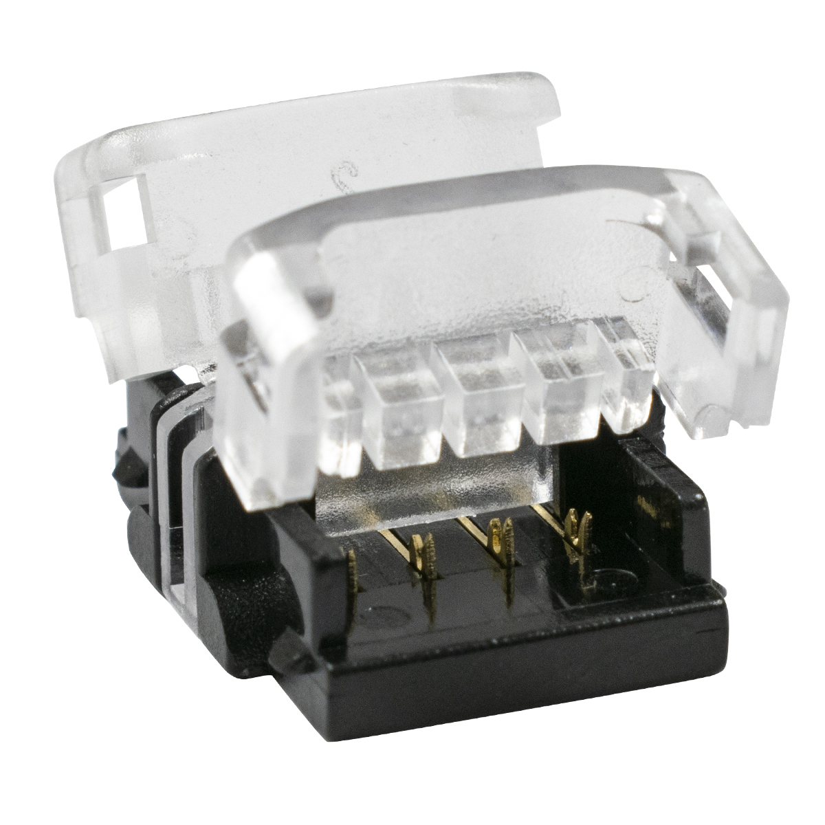 GLOBOSTAR® STRIPCON 70721 Ταχυσύνδεσμος για RGB Ταινία LED 10mm σε 10mm IP20 - Διάφανο - Μ1.5 x Π1.9 x Υ0.8cm - Image 2