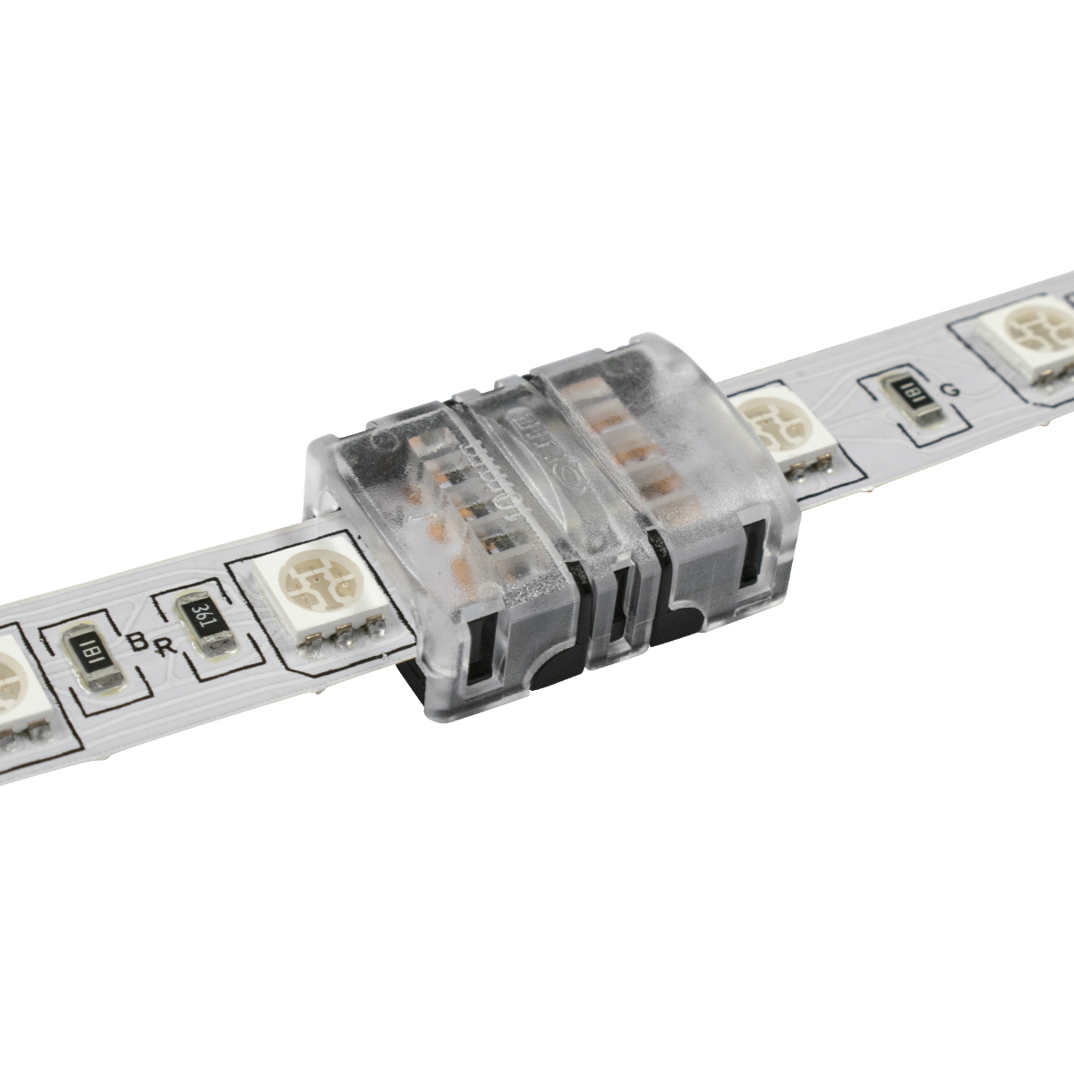 GLOBOSTAR® STRIPCON 70721 Ταχυσύνδεσμος για RGB Ταινία LED 10mm σε 10mm IP20 - Διάφανο - Μ1.5 x Π1.9 x Υ0.8cm - Image 3