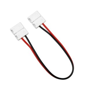 GLOBOSTAR® STRIPCON 70732 Ταχυσύνδεσμος για Μονόχρωμη Ταινία LED 10mm σε 10mm Σύνδεσμο IP20 - Λευκό - Μ16 x Π1.5 x Υ0.3cm