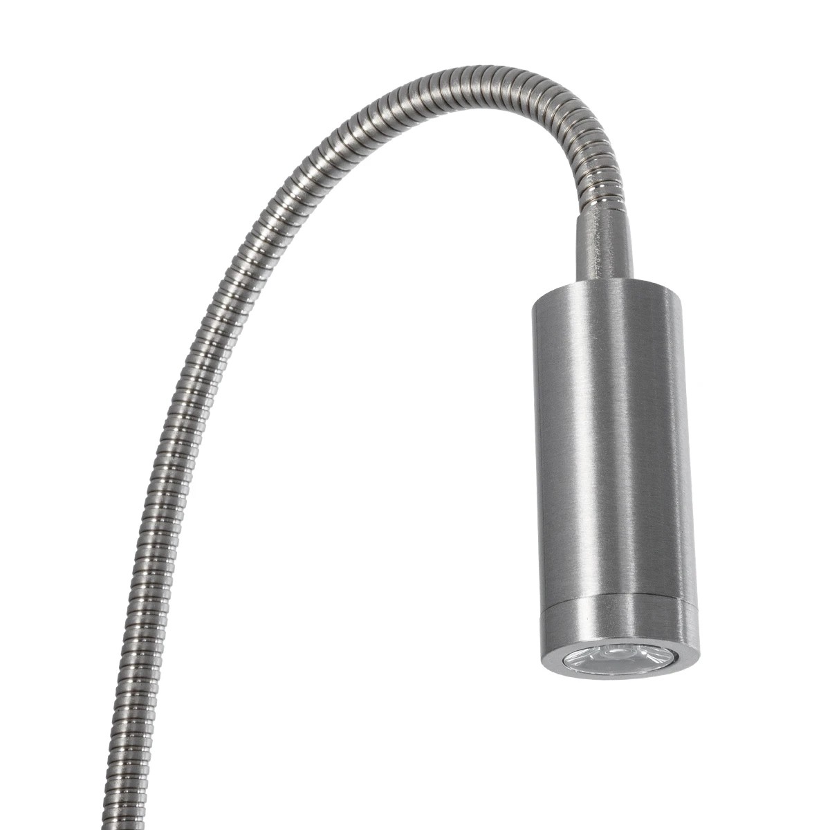 GLOBOSTAR® GOOSE 61691 Μοντέρνο Φωτιστικό Τοίχου - Απλίκα Ξενοδοχείου Reading Light LED 3W 300lm 36° AC 220-240V IP20 Θερμό Λευκό 2700K - CREE XPE Chip & TÜV SÜD Driver - Νίκελ Βούρτσας - Μ6.5 x Π15 x Υ24.5cm - 3 Χρόνια Εγγύηση - Image 4