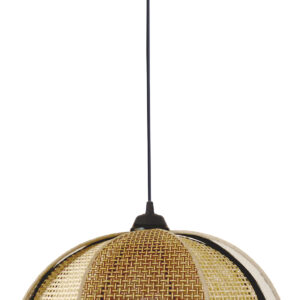 ΗΚ-60 1/L 2-ΧΡΩΜΟ ΨΑΘΑ ΠΕΤΑΛΑ BROWN-NATURAL ΚΡΕΜΑΣΤΟ RATTAN