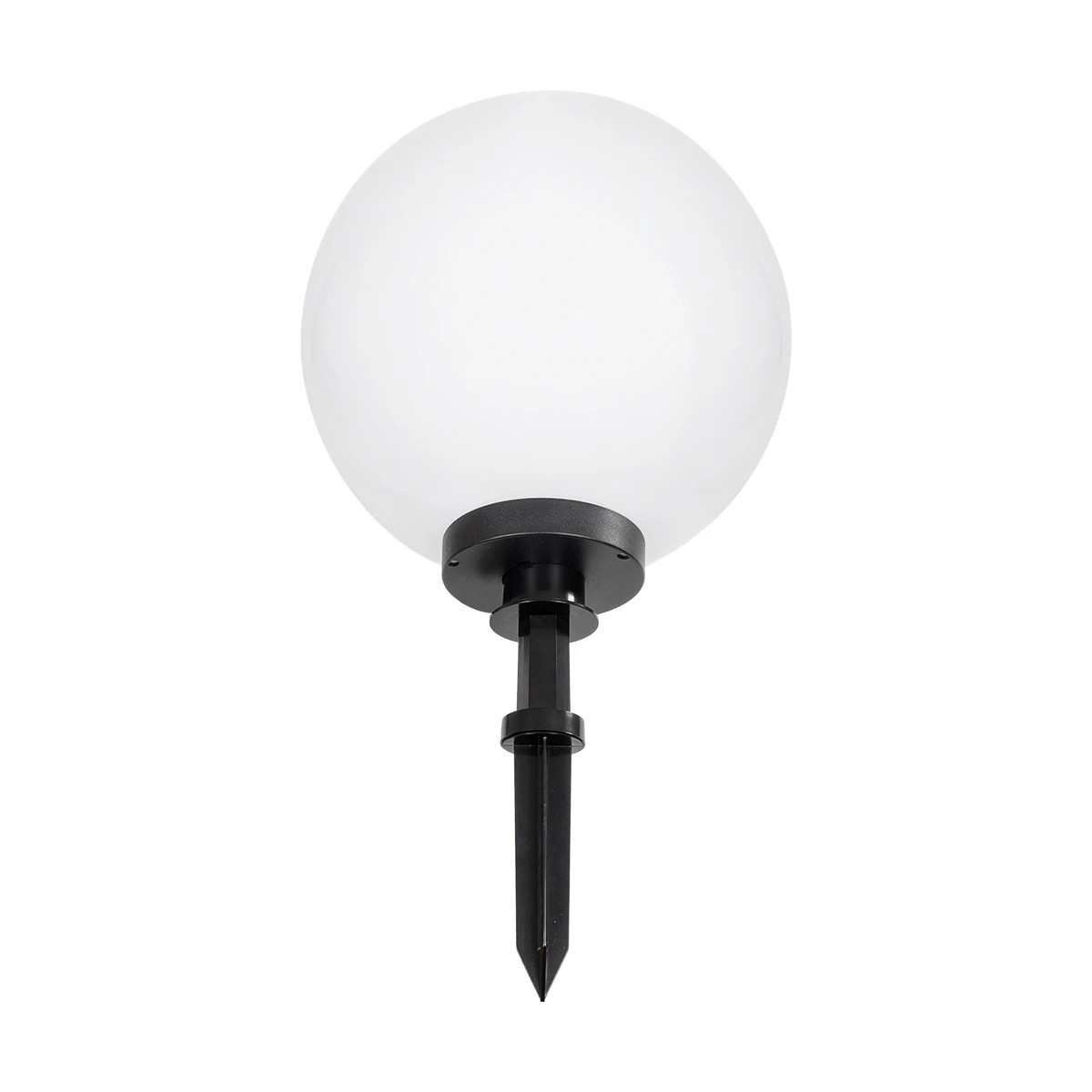 GLOBOSTAR® AGROS 61709 Φωτιστικό Κήπου / Καρφωτό με Ντουί 1 x E27 AC 220-240V Αδιάβροχο IP65 - Λευκό & Μάυρο - Μ40 x Π40 x Υ74cm - Image 3